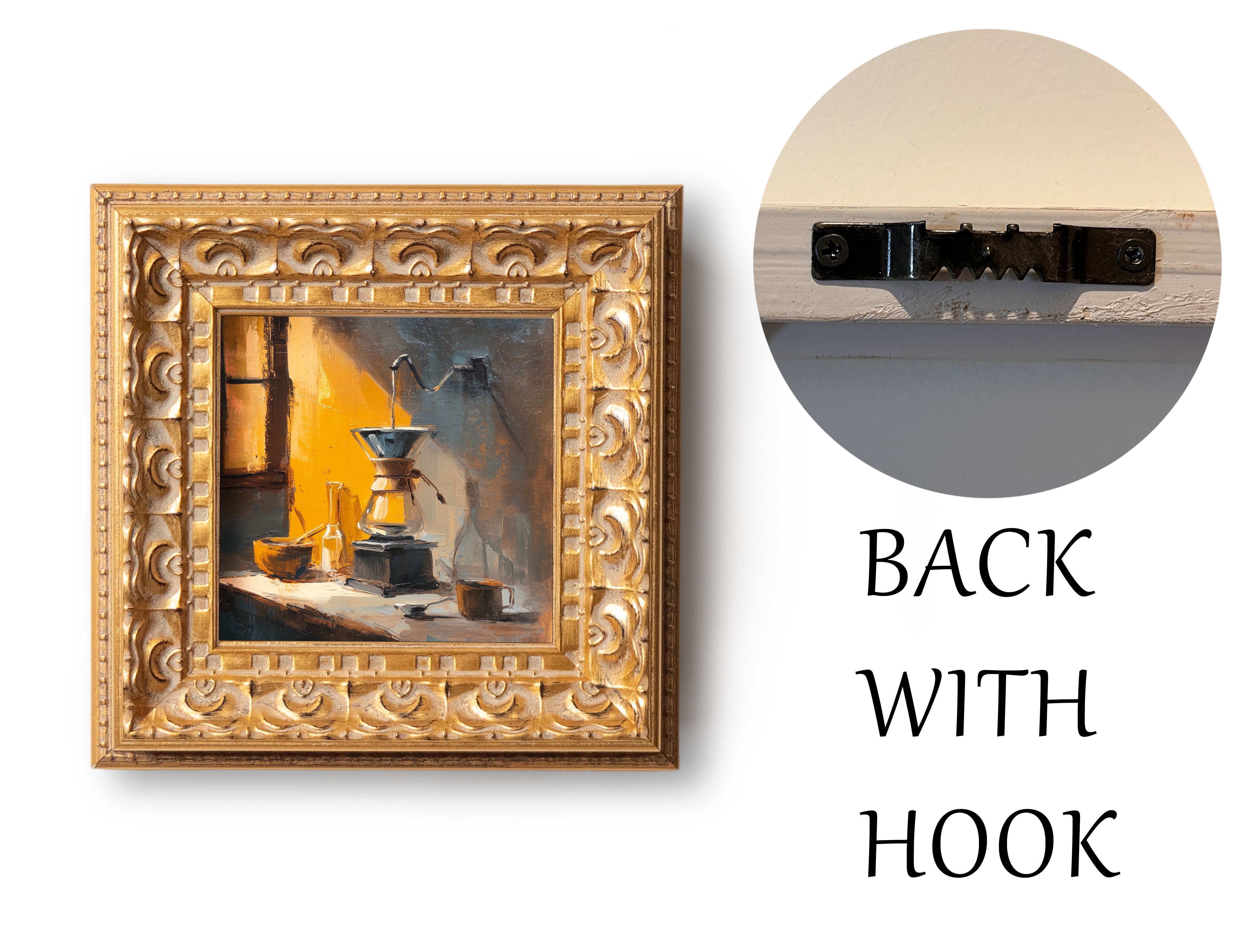 Small Original Oil Painting, Hand Painted Artwork, Reading Room Wall Art Decor, 5X5, Christmas Gift for Friends, City Lights at Night